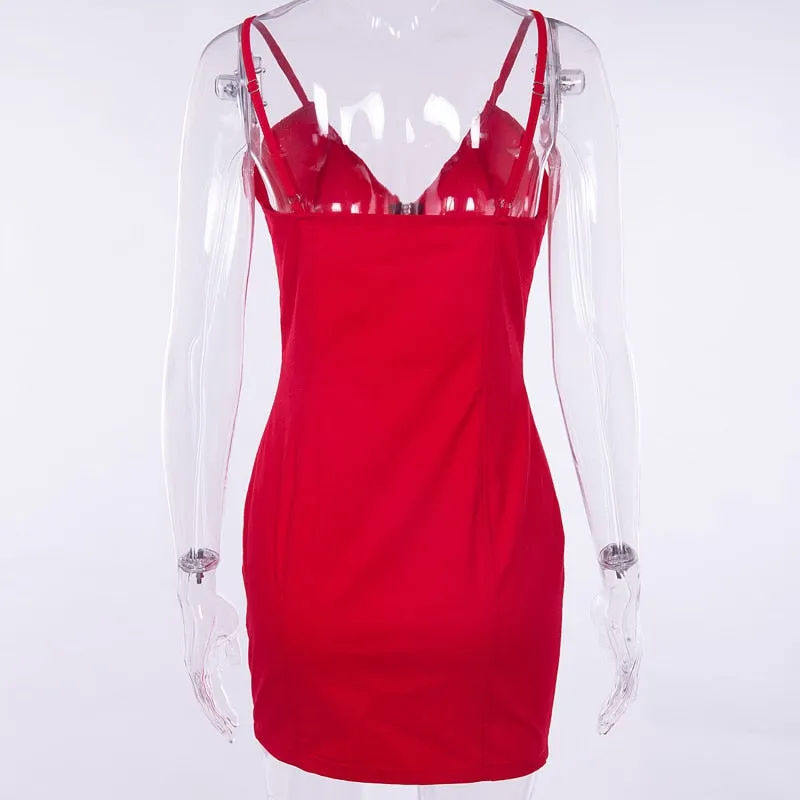 Women's Summer Casual Zipper V-Neck Denim Dress